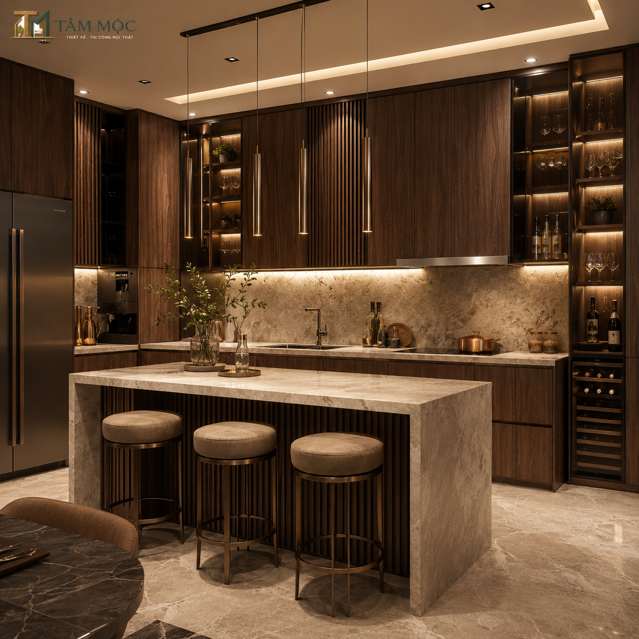 Melamine cho bếp