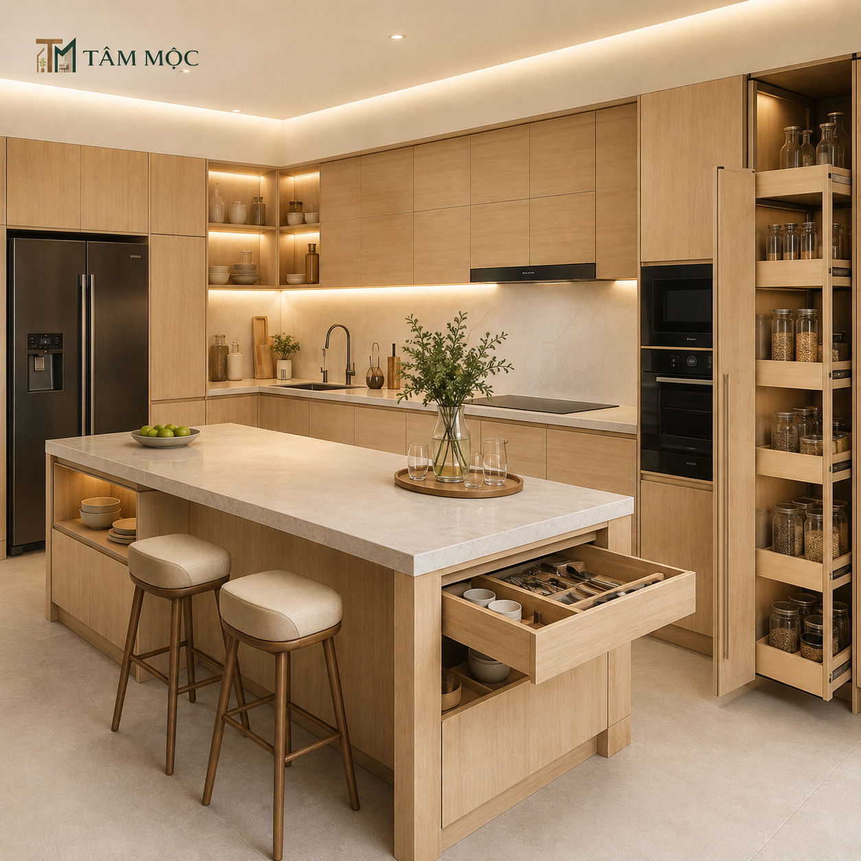 Thiết kế tủ bếp