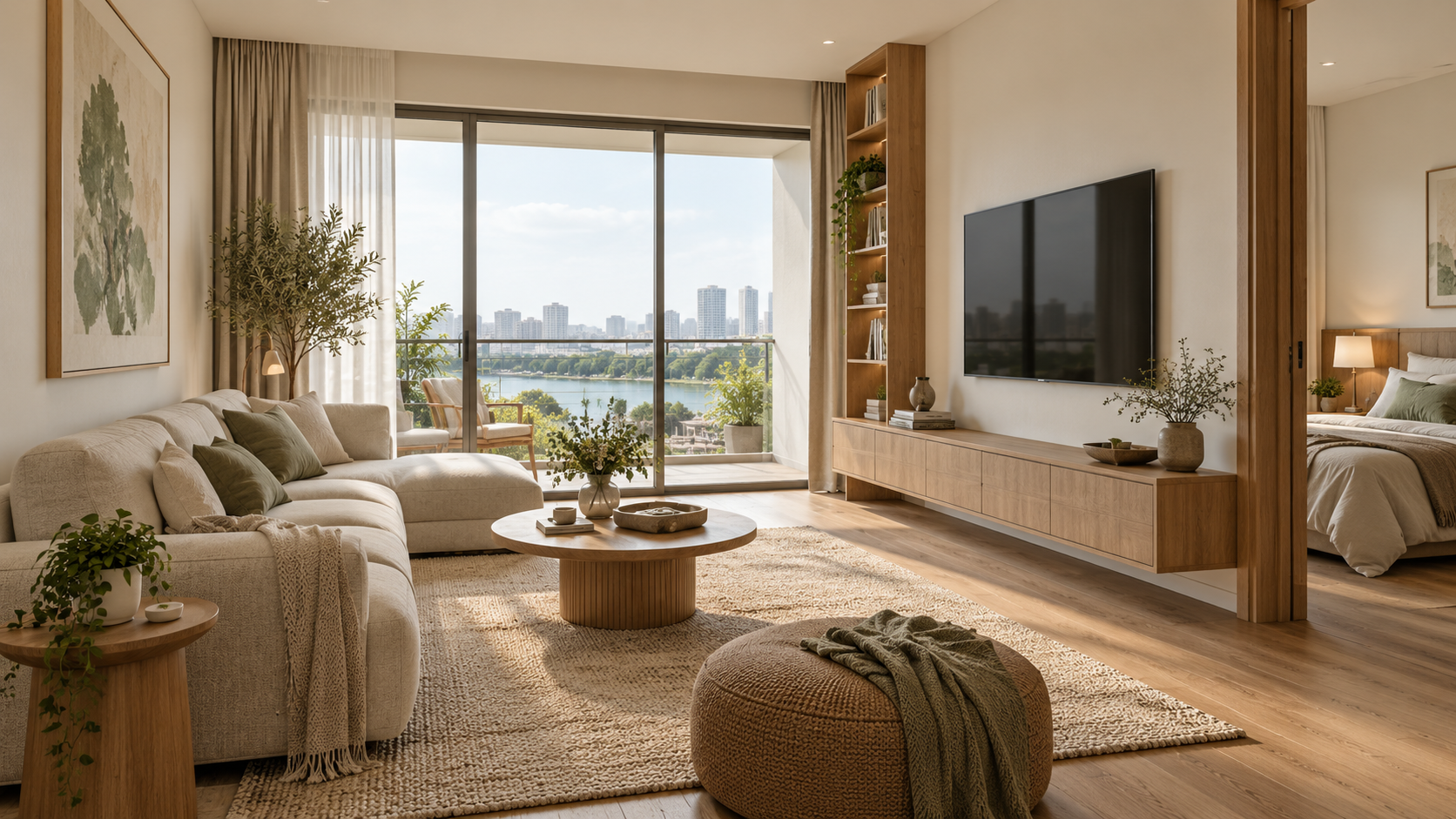 Nội thất căn hộ tối giản