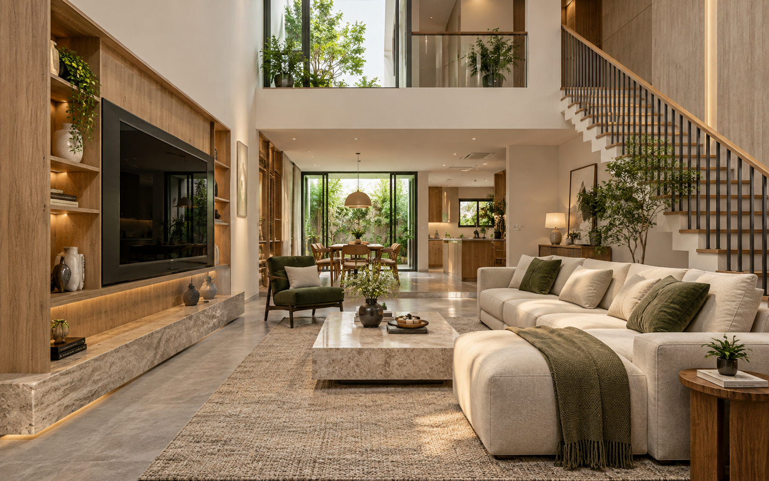 Thiết kế nội thất nhà phố Tâm Mộc